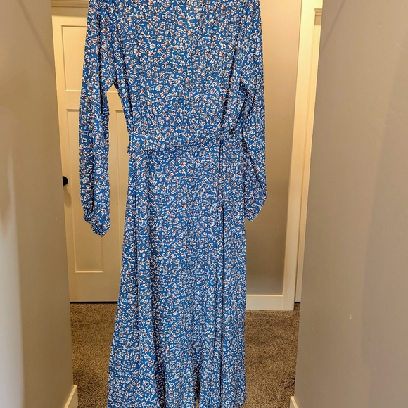 LOT of 4 floral wrap dresses, sized XL - Picture 3 of 16
